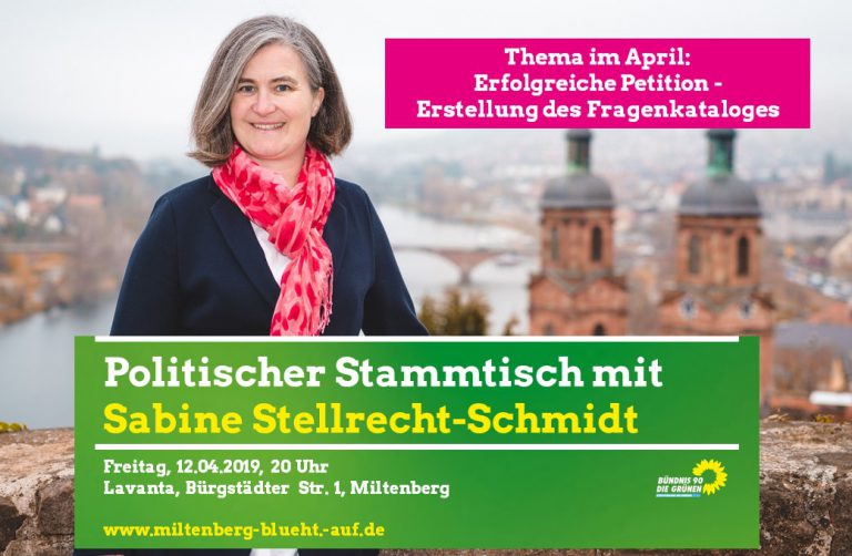Grüner Stammtisch im April 2019
